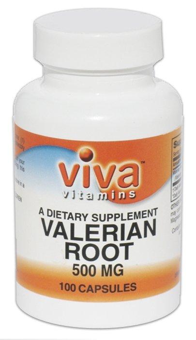 Viva Vitamins Valerian Root 500mg 100 capsules
